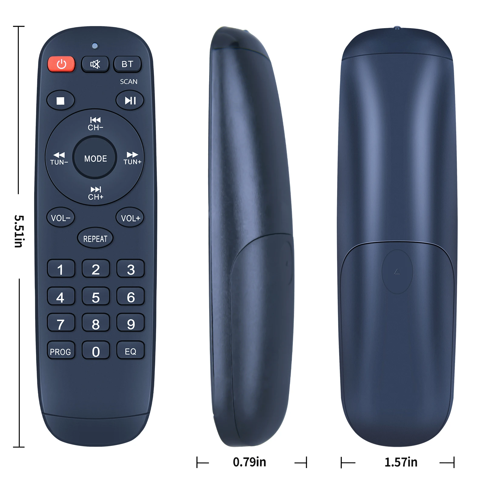 Новый пульт дистанционного управления для компактной стереосистемы LONPOO LP-886 Bluetooth Новый пульт дистанционного управления для компактной стереосистемы LONPOO LP-886 Bluetooth