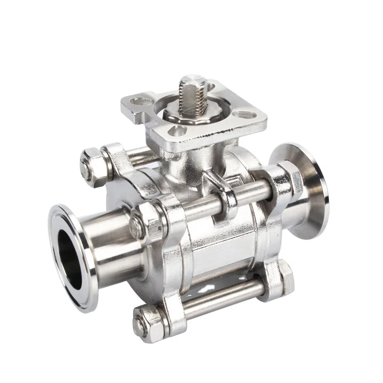 

ISO14001 Flow Pressure Control Valve Price Three Piece Dn80 3" 316L Stainless Steel 3Pc Ball Valve Hydraulic Control Valve