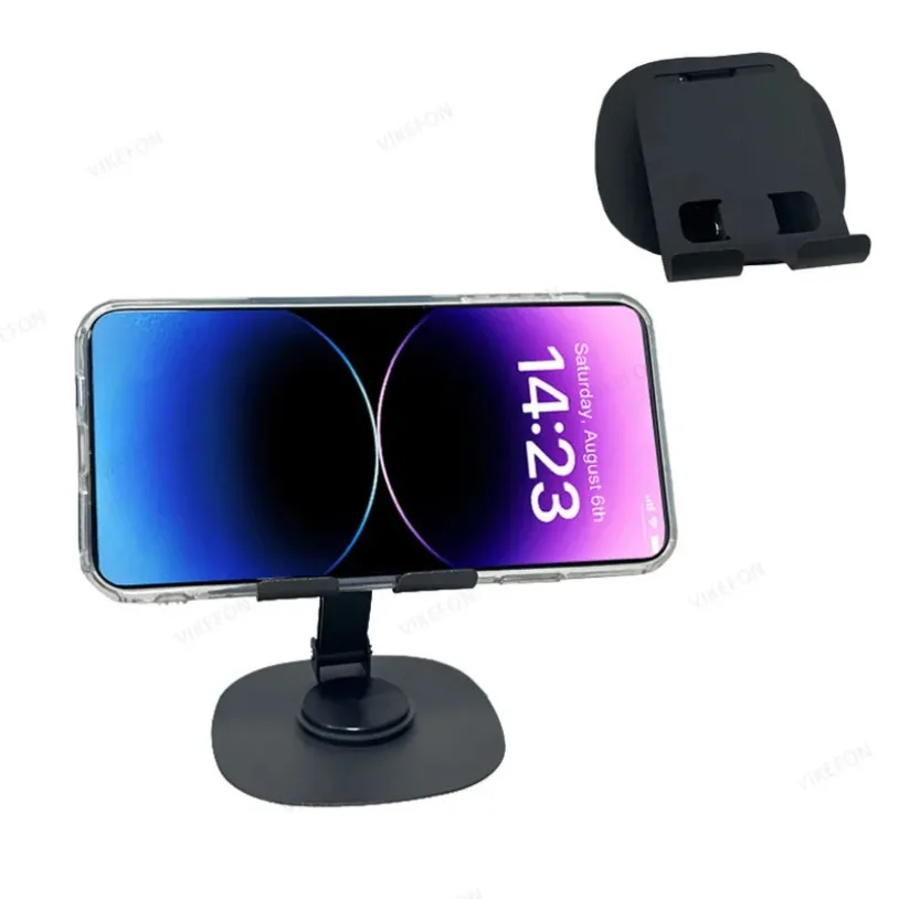 Universal 360° Rotation Desktop Phone Stand Foldable Metal Lazy Bracket For Smartphone Tablet iPad iPhone Samsung Xiaomi Holder