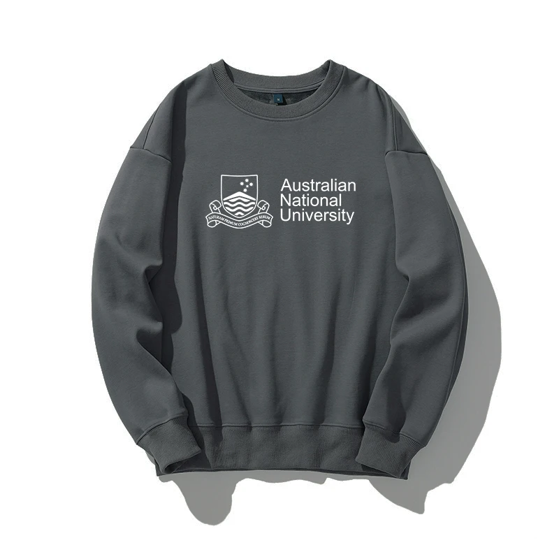 ANU letters autunno moda Casual felpe con cappuccio per uomo donna felpa Basic tinta unita Streetwear di alta qualità Top Thicke