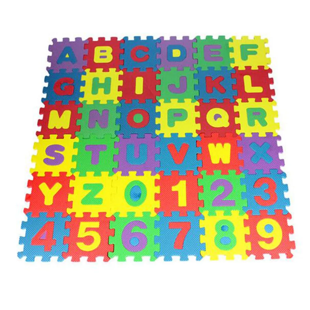 Juegos Sociales 36pcs Number Alphabet Puzzle Foam Maths Educational Toy Gift Toys For Kids Juguetes Para Fiestas Infantiles