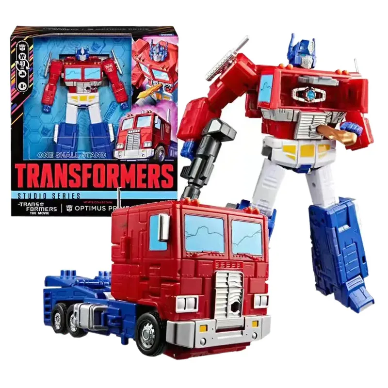 Colección Hasbro Transformers Studio Series MTMTE Los Transformers: La Película Leader Class Optimus Prime G2250