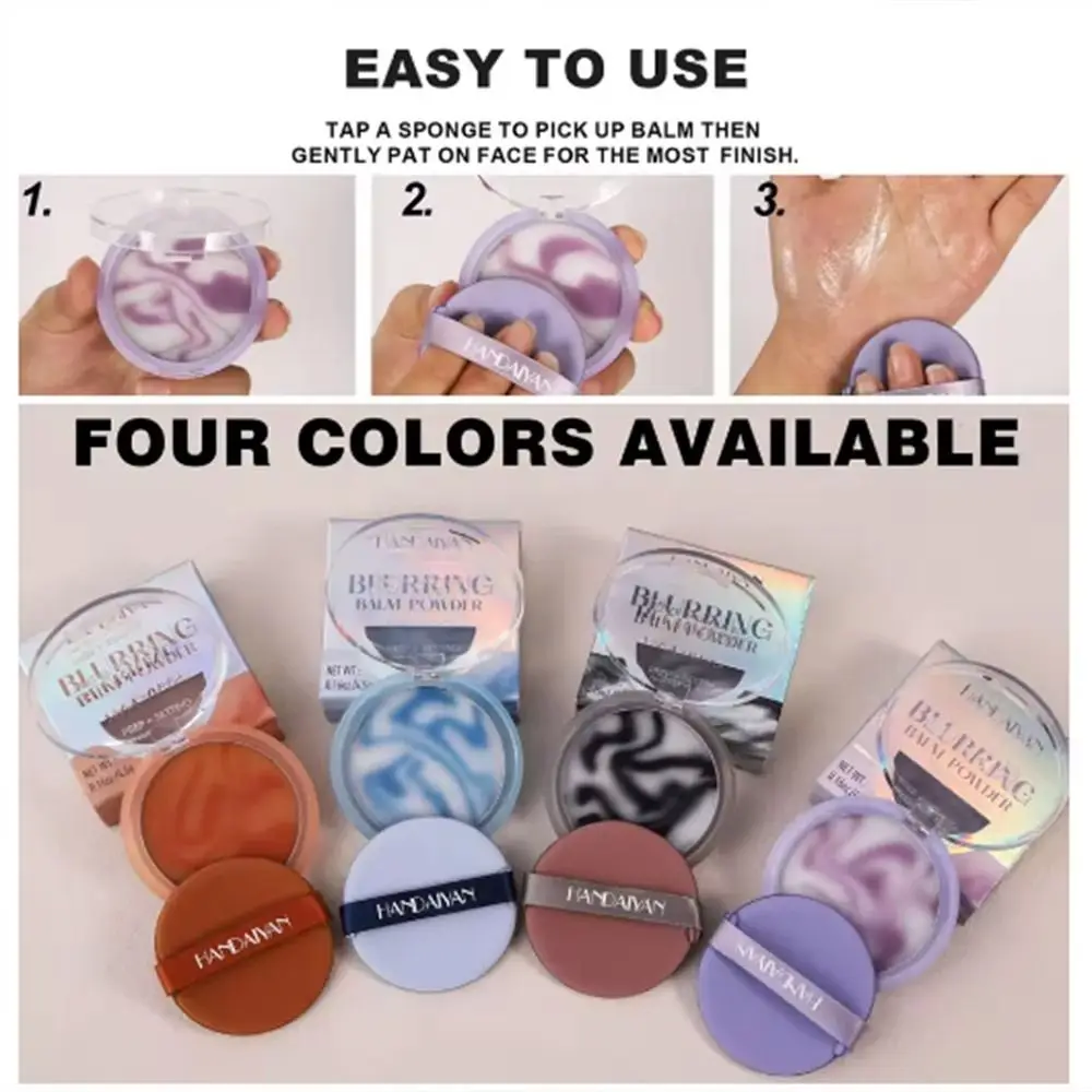 

Matte Setting Powder Cream Oil Control Shimmer Oil-control Pressed Powder Waterproof Long-lasting Brightening Face Powder Girls