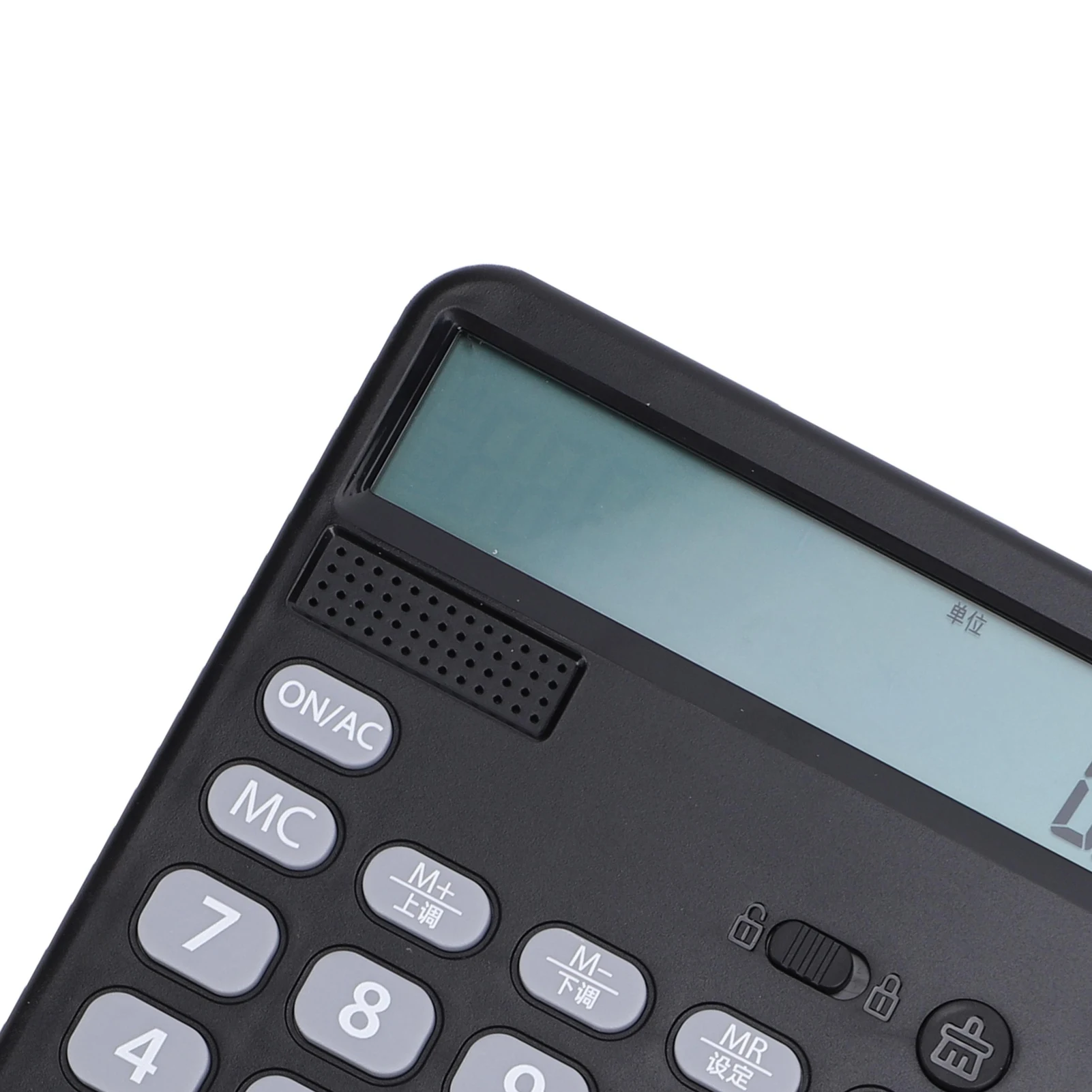 Wielofunkcyjny Kalkulator Mówiący, Ładowalny, 12-cyfrowy Kalkulator z Dużym Wyświetlaczem i Notesem, Duże, Czułe Klawisze do Użytku Szkolnego