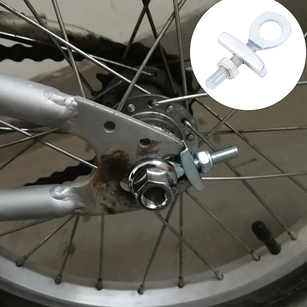 

40Pcs Adjustable Chain Tensioner Bike Chain Adjuster Heavy Duty Metal Tensioner Fastener Bolt for Outdoor Cycling Repairs