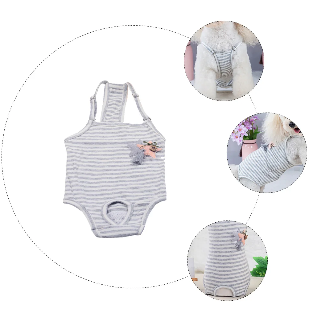 Suspenders Physiological Pants Pet Dog Period Large Costume Sweater Supply with Female Fabric Elderly Harness