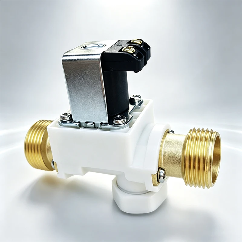 DC12V Normally-closed Solenoid Valve,Double-ended 3/4