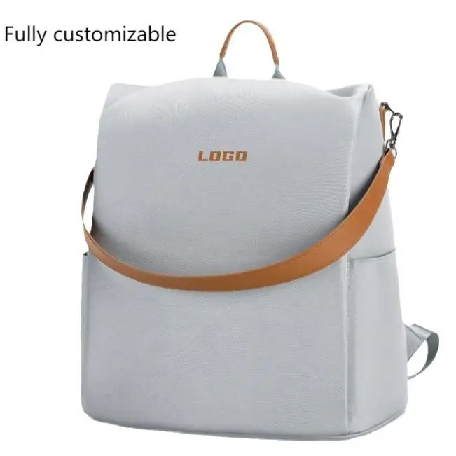 Borsa da viaggio multifunzionale per mamma, zaino per biberon e pannolini, borsa organizer per mamma e bambino