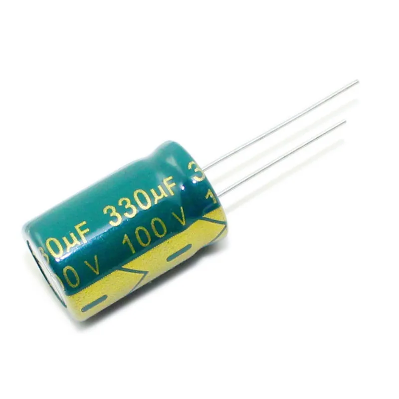 100v330uf size 13x21mm Long life high-frequency low impedance low ripple capacitor 100PCS