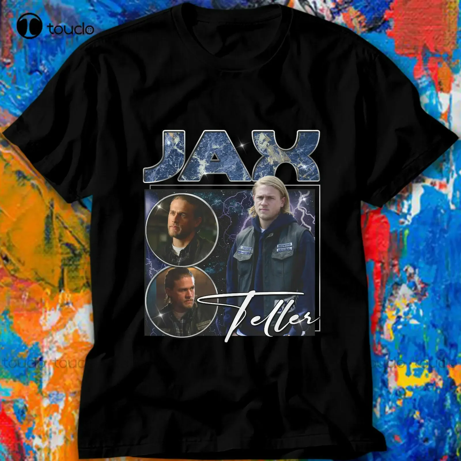 Jax Teller T-Shirt Charlie Hunnam Tee Shirt Birthday Gift Unisex Best Ideas Cool T Shirts For Men Xs-5Xl Streetwear All Seasons