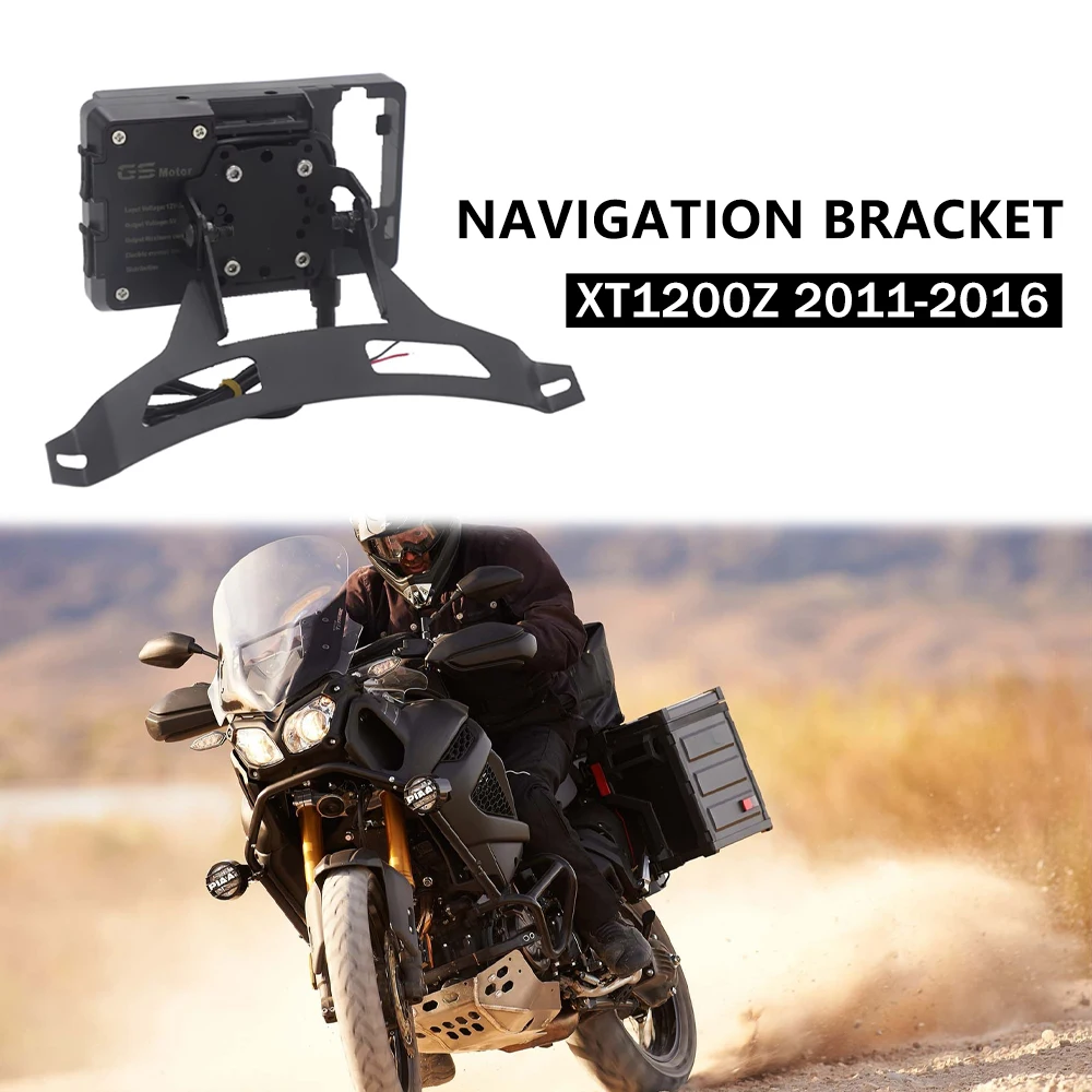 

GPS Smart Phone Navigation Mount Mounting Bracket Adapter Holder For YAMAHA XT1200Z XT 1200 Z Super Tenere