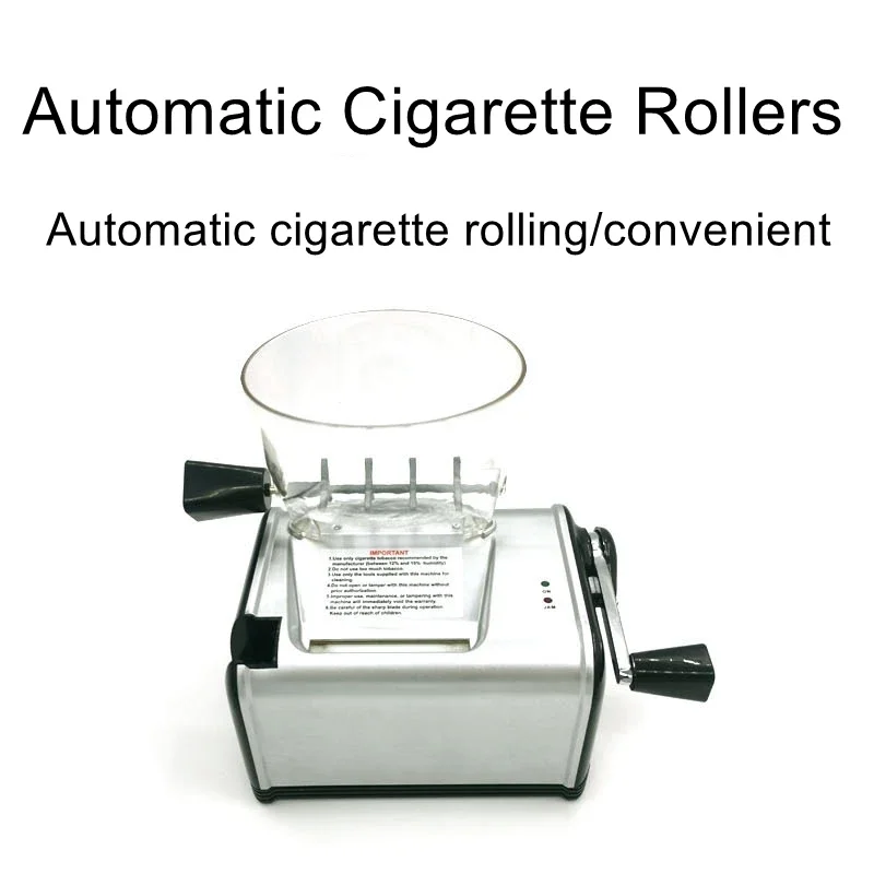 Electric large cigarette rollers automatic stainless steel cigarette rollers 8mm pipe puller cigarette filler