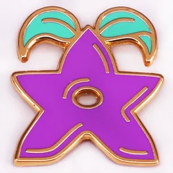 Stardew Valley Stardrop Gold Plated Enamel Pin Bag Badge Jewelry Gift