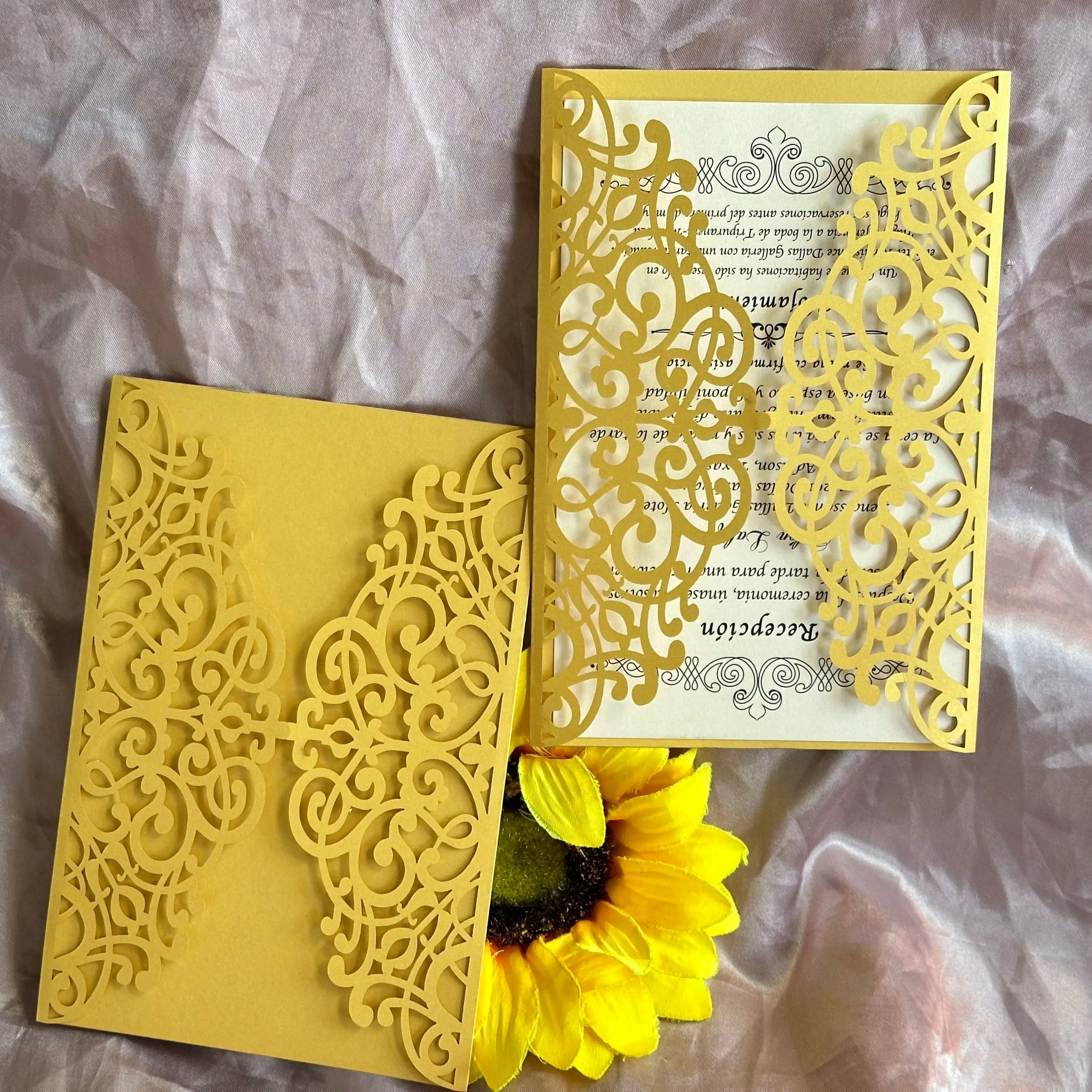 

10pcs Custom Laser Cut Wedding Invitation Card Many Colors Optional DIY Invitation Cards Invite Sheet Cover for Party Decoration