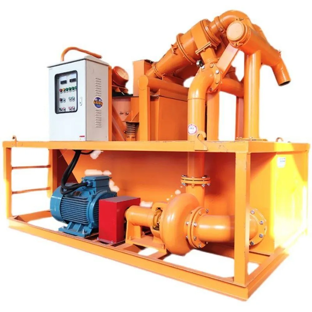 Sediment Separator Building Piling Mud Filter Purifier Fine Sand Recovery Machine Dewatering Filter Mud Separator（deposit）