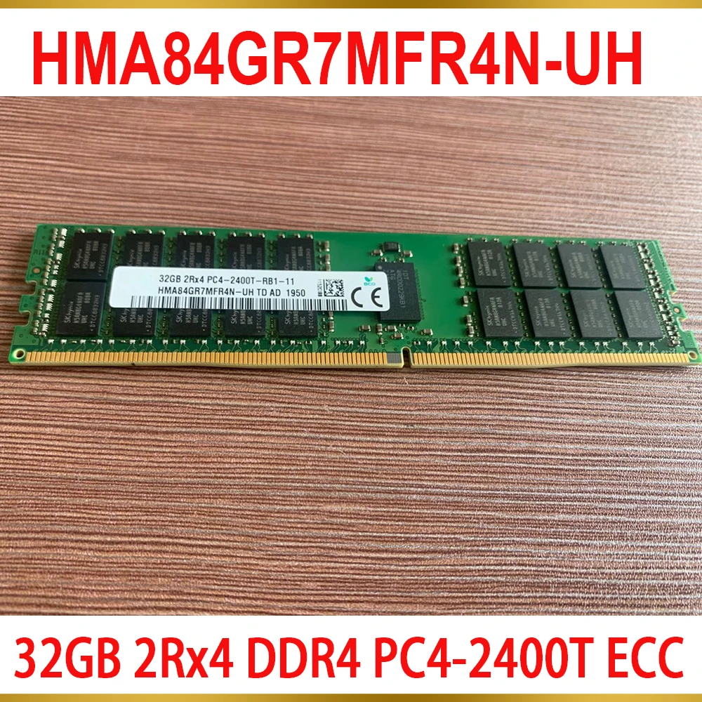 1Pcs For SK Hynix RAM 32G 32GB 2Rx4 DDR4 PC4-2400T ECC Server Memory HMA84GR7MFR4N-UH