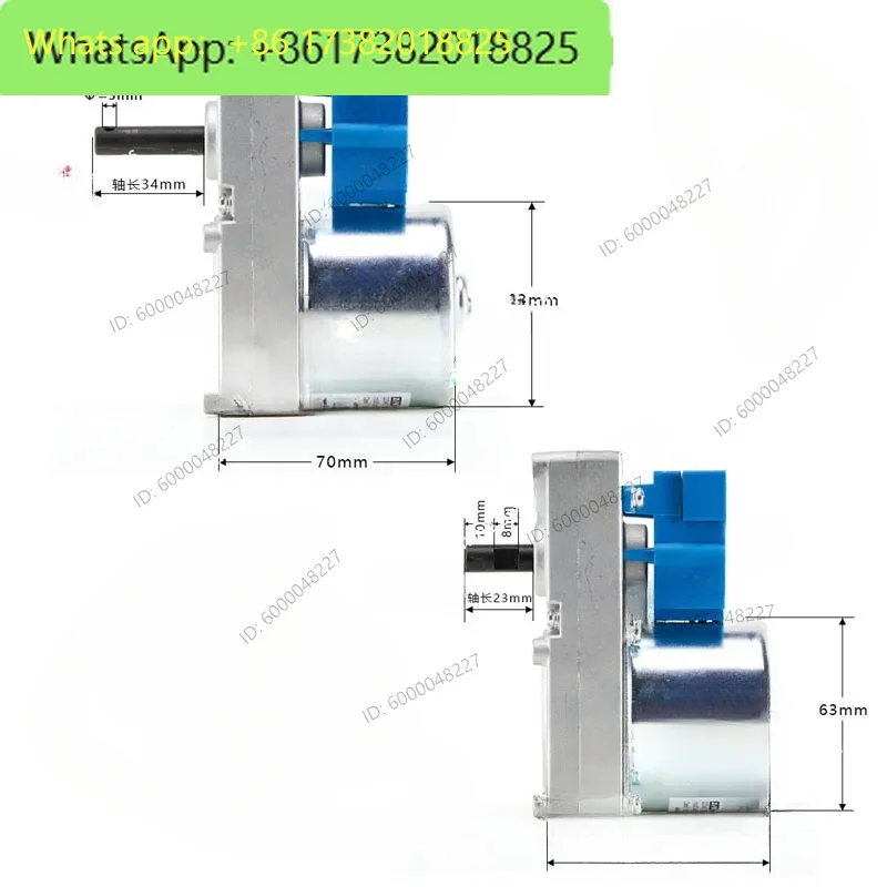 64/65tyd Biological Particle Furnace Feeding Slag Removal Motor Blue Charcoal Furnace Heating Winch Reduction Motor Greenhouse