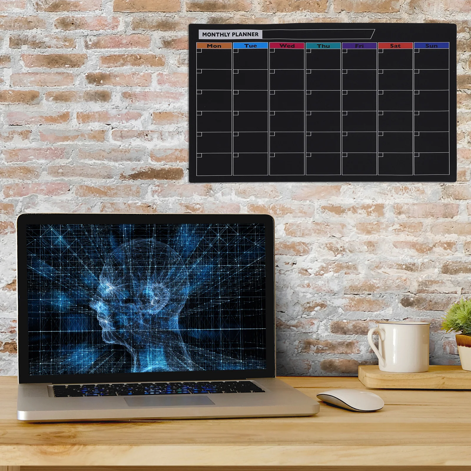 Papan Rencana Magnetik untuk Rumah, Dapat Dihapus, Pengatur Jadwal untuk Catatan, Pengingat, Daftar Belanja, Mudah Ditulis dan Dihapus