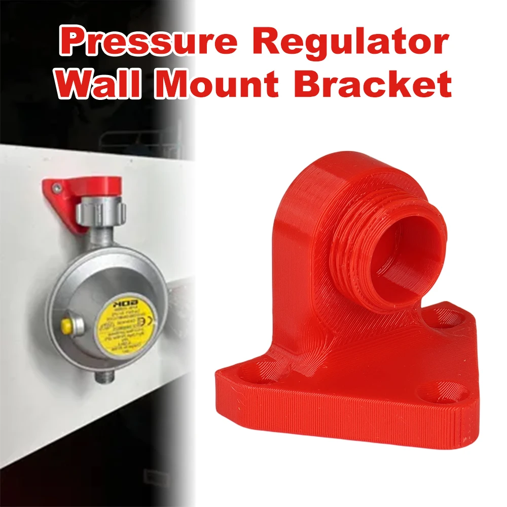 

1PC RV Air Pressure Regulator Wall Bracket Gas Cylinder Pressure Regulator Holder Storage Mounts Motorhome Caravan Accessories