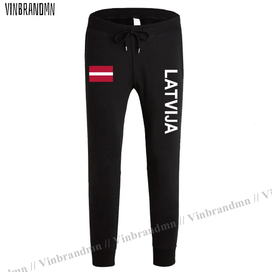 Latvia Latvija Mens Pants Joggers Jumpsuit Sweatpants Track Fitness Tactical Casual Nation Team Pants Country Flag Latvian LVA