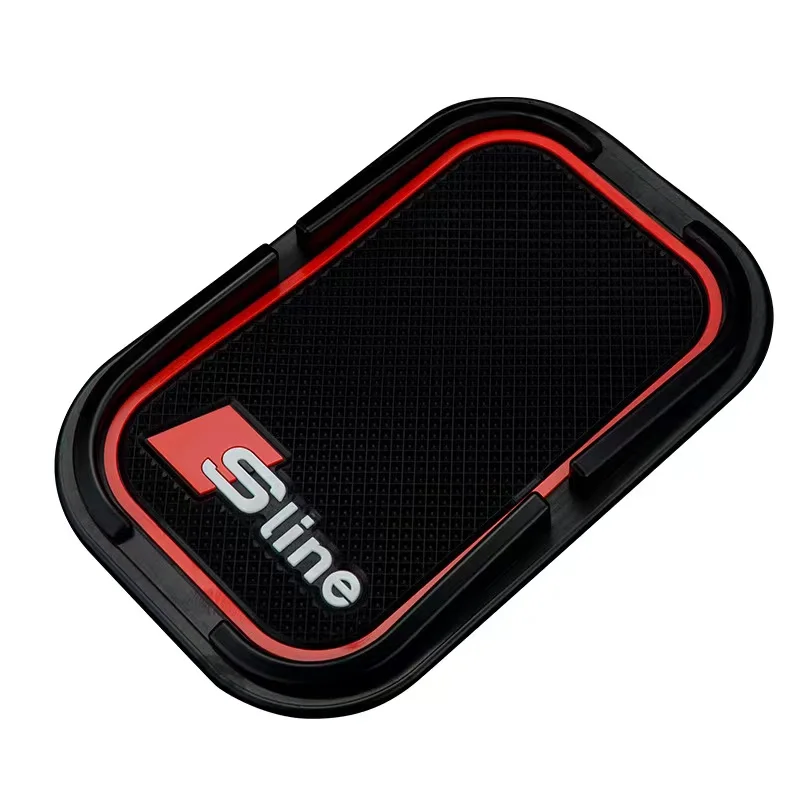 Car Anti-Slip Mat Pad Rubber Mobile Sticky Dashboard Phone Stand Non-Slip Mat For Audi Sline A3 A4 A5 A6 C6 C5 A1 A7 A8 Q2 Q3