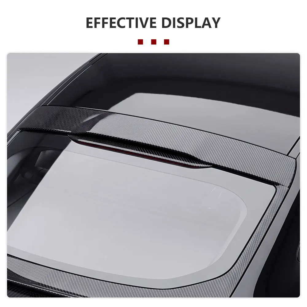 Car Rear Roof Spoiler Window Trim for Mercedes Benz GLE Class C167 Coupe GLE450 GLE53 GLE63 AMG 2020-2025 Rear Wing Spoiler