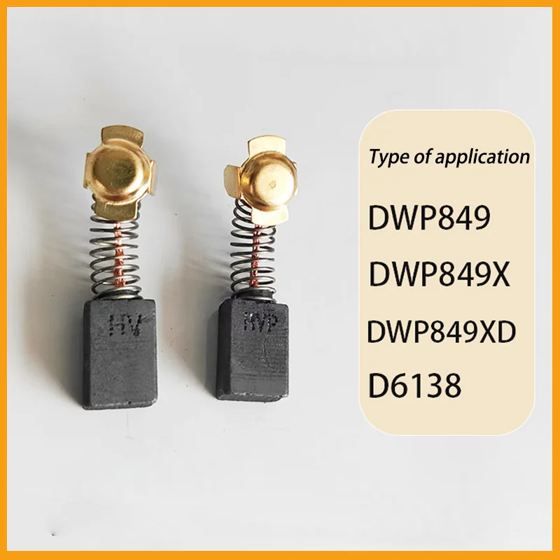 

Угольные щетки для электроинструментов Dewalt DWP849, DWP849X, DWP849XD (полировальные машины) и Porter-Cable D6138 (запасные щетки для двигателя)
