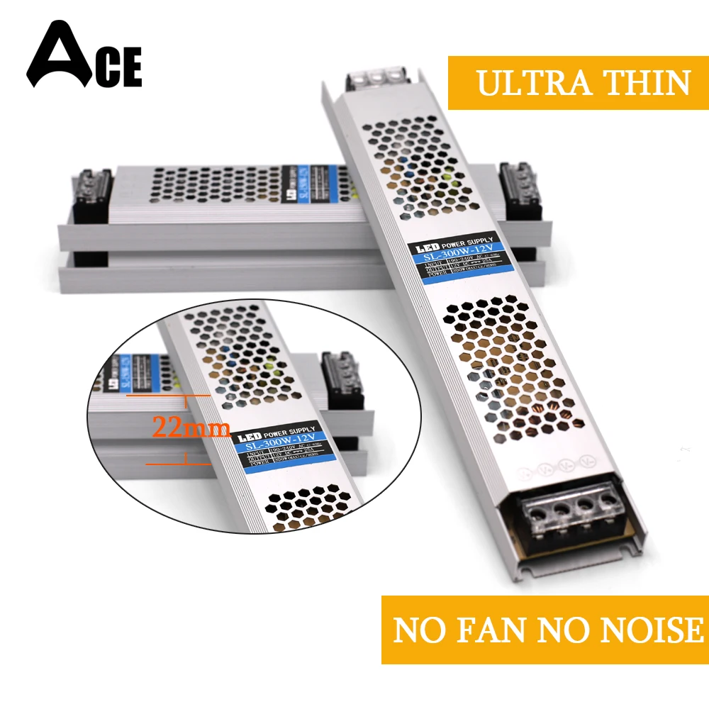 AC110V-240V Driver for LED Strip Lights Adapter DC 12V 24V Lighting Transformers Switching Power Supply Connector 2A 3A 5A 10A