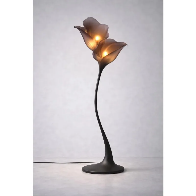 Calla lily handmade paper lantern art lamp - waterproof and heat-resistant, suitable for home decoration