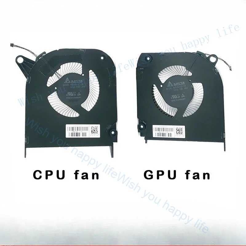 

LL Laptop CPU Fan for HP TPN-C171 OMEN 9 slim 16-U 16-u0054TX N43727-001 22H14