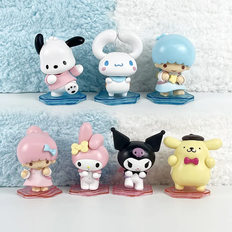 Sanrio back little friend blind box figure ornament Kulomi jade cinnamon dog afraid to buy Melody doll gift