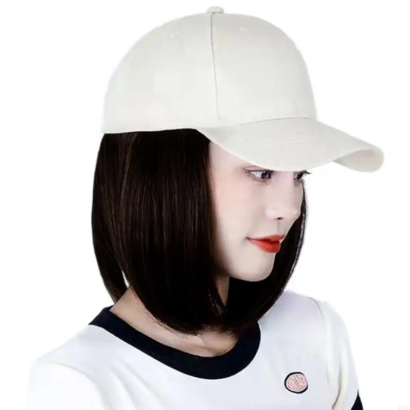 K3NF Baseball with Hair Extensions Baseball Cay Straight Bob