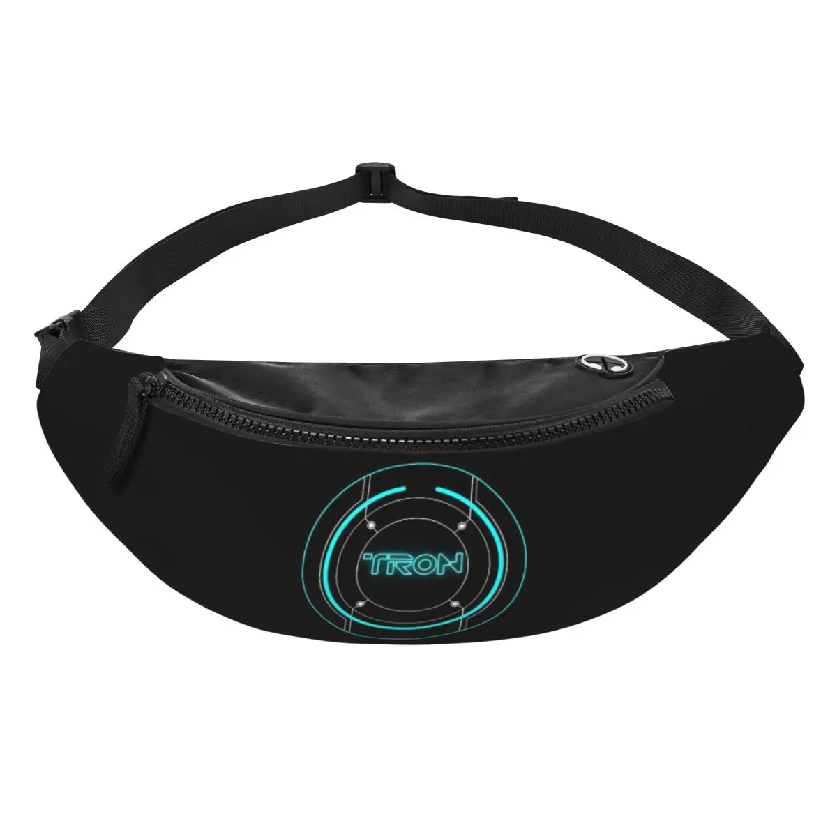 Tron Legacy Inspired Fanny Pack Hombres Mujeres Crossbody Riñonera ajustable Viaje Correr Bolsa para teléfono