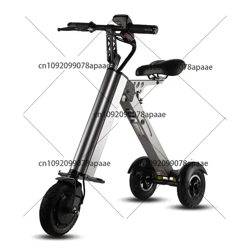 K7S Simple Shape Mini E-Bike Three-wheel Foldable Electric Scooter for Adult Intelligent Electric Bike Bicycle 250W 36V 7.8Ah