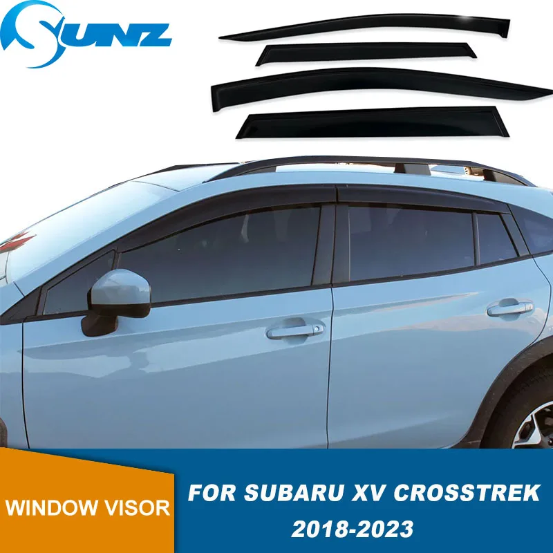 

Weathershields For Subaru XV Crosstrek 2018 2019 2020 2021 2022 2023 4PCS Car Window Visor Rain Shield Sun Guard Deflectors