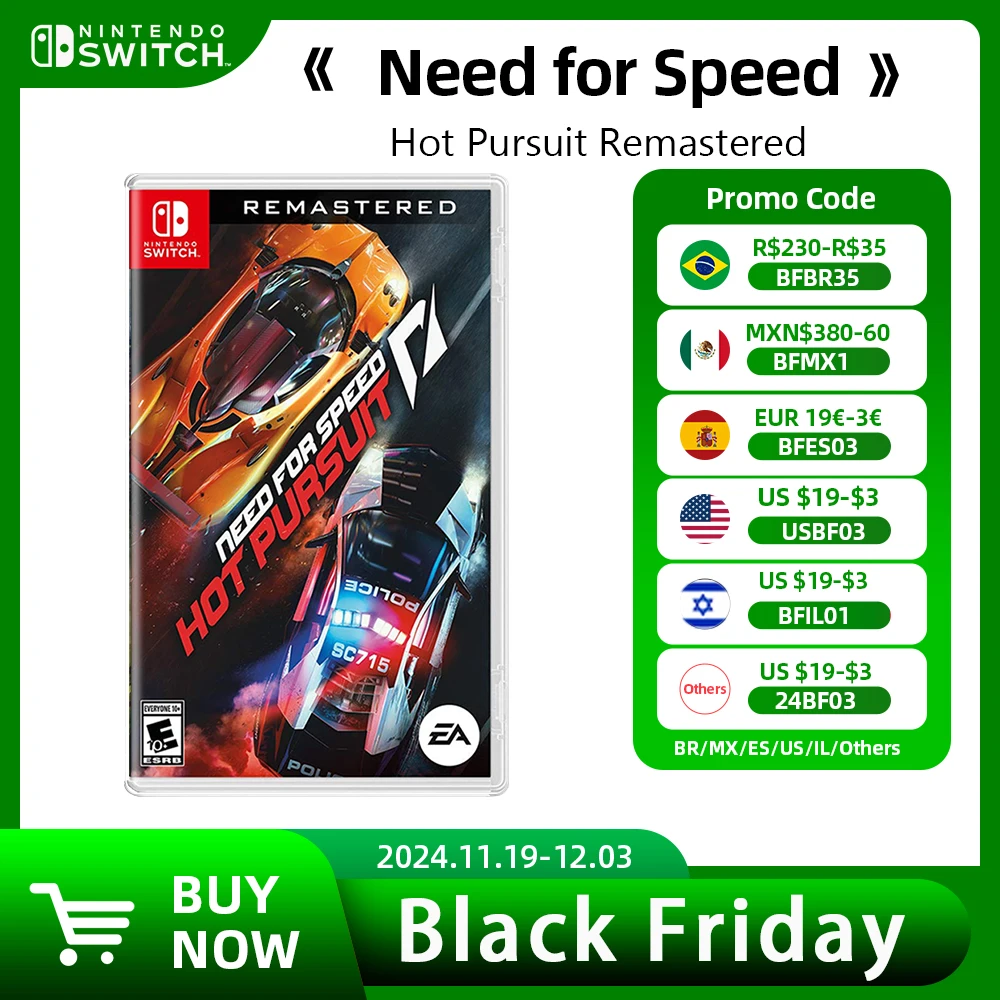 Need for Speed Hot Pursuit Remastered - Nintendo Switch Game Deals -100% Original Stander Edition Games Cartridge Physical Card