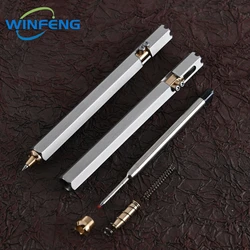 High Quality Metal Tactical Defense Pen School Student Office Ballpoint Pen Emergency Glass Breaker Outdoor Camping Survival Kit