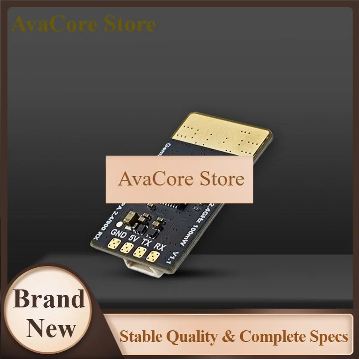 AvaCoreNew Electronics 2PCS Gemini 2.4G/915Mhz Dual ELRS Diversity Receiver 100mW -1 Connector For FPV RC Long Range Drone Quadc