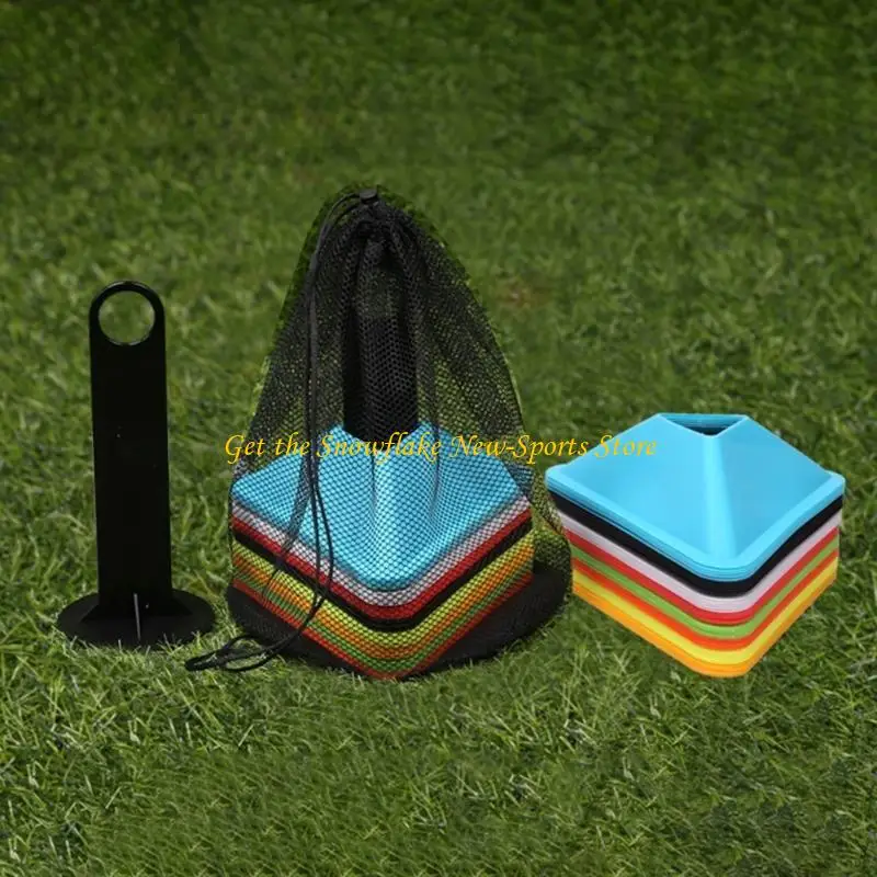 

E56D Football Cones Disc Cones Soccer Agility Cones Sports Training Cones Coloorful