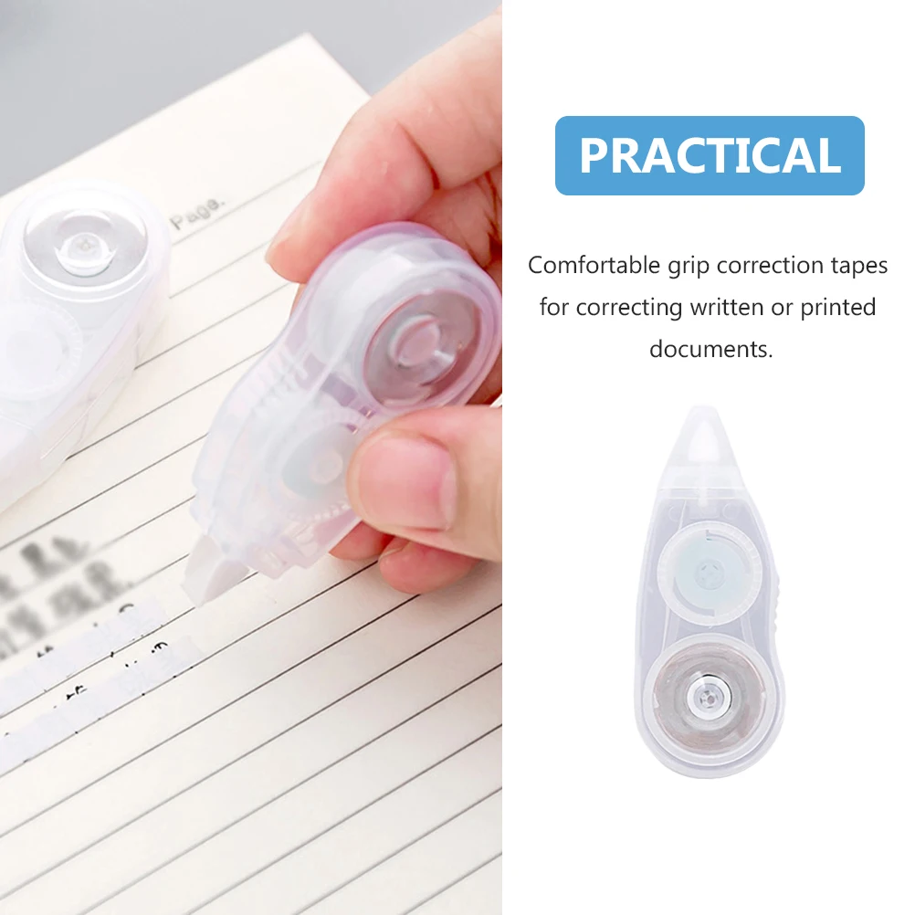 

12pcs Correction Tape Practical Mini School Stationery Office Supplies Lightweight High Grade Material Covers