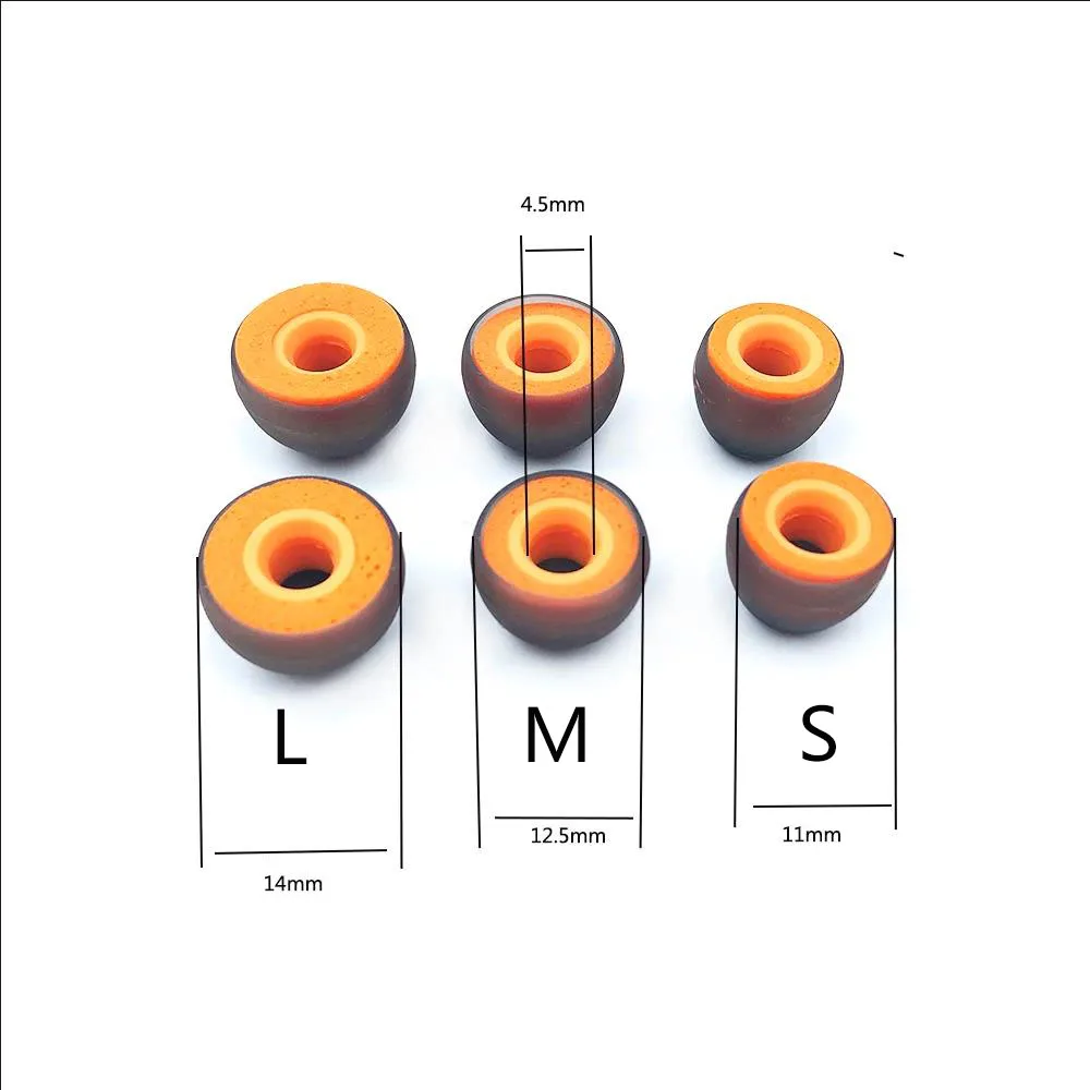 رغوة الذاكرة بطانة للأذن سماعات غطاء من السيليكون داخل الأذن يغطي ياربود نصائح قبعات الأذن سماعات الأذن وسادة لملحقات سماعة الرأس