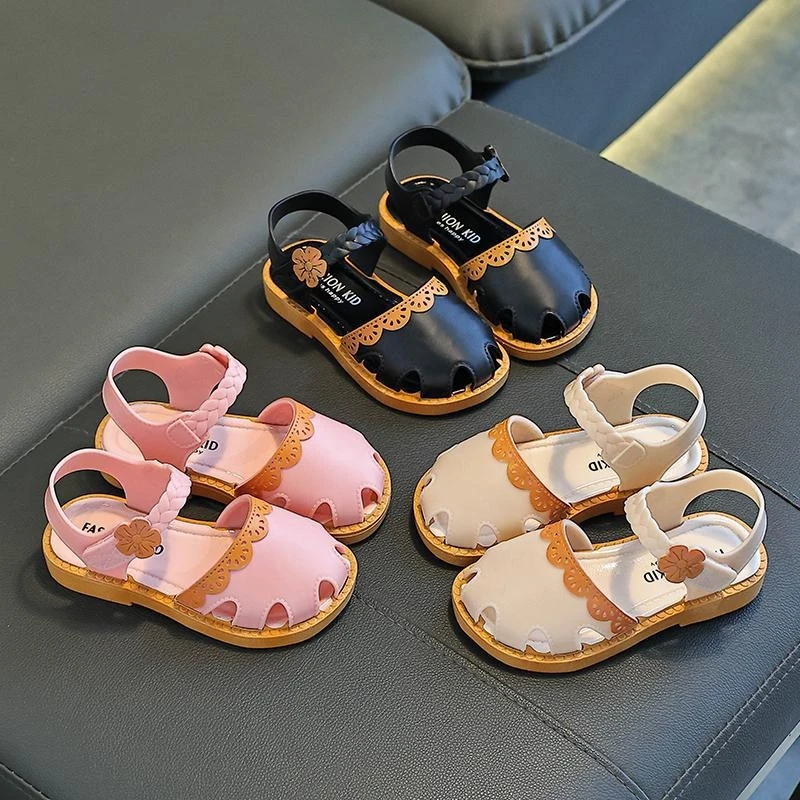 Infant Baby Boys Girls Sandals Summer Baby Wedding Dress Flat Shoes Newborn Crib Shoes First Walkers Prewalkers Shoes  