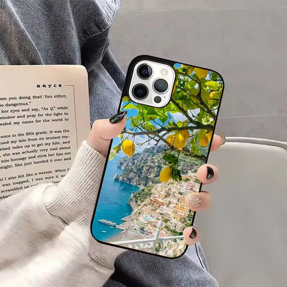 Paesaggi italiani Custodia per telefono Lemon Tree Forte magnetica per IPhone 16 15 14 13 Pro Max 11 12 Mini