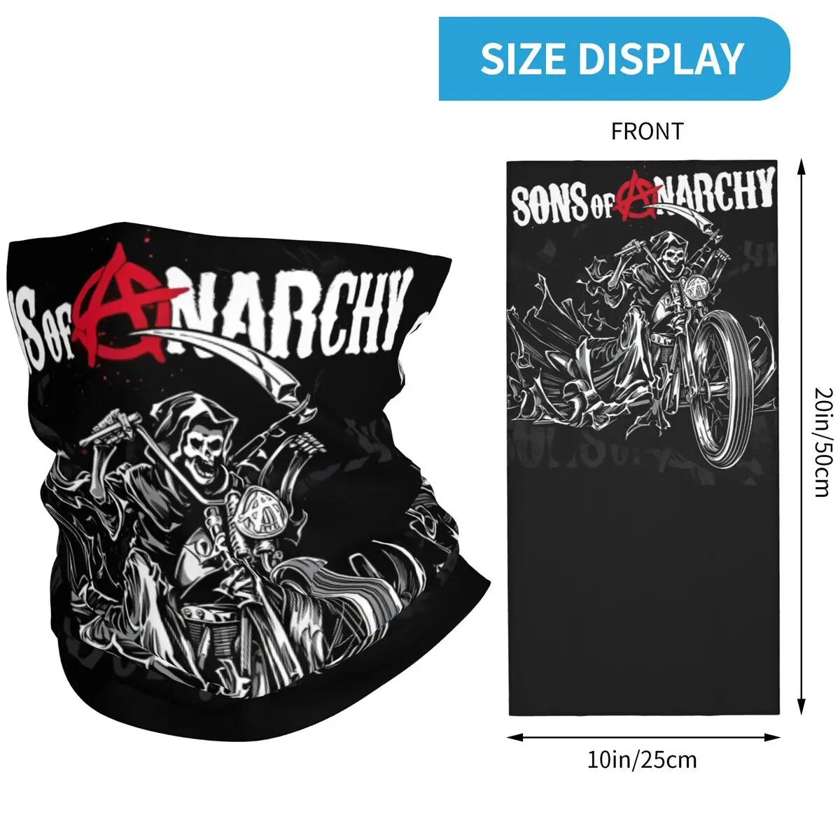 Sons Of Anarchy Symbol Balaclava Running Travel Cycling Mask Protection Seamless Soft Face Cover Mask Summer Cool Scarf Bandana