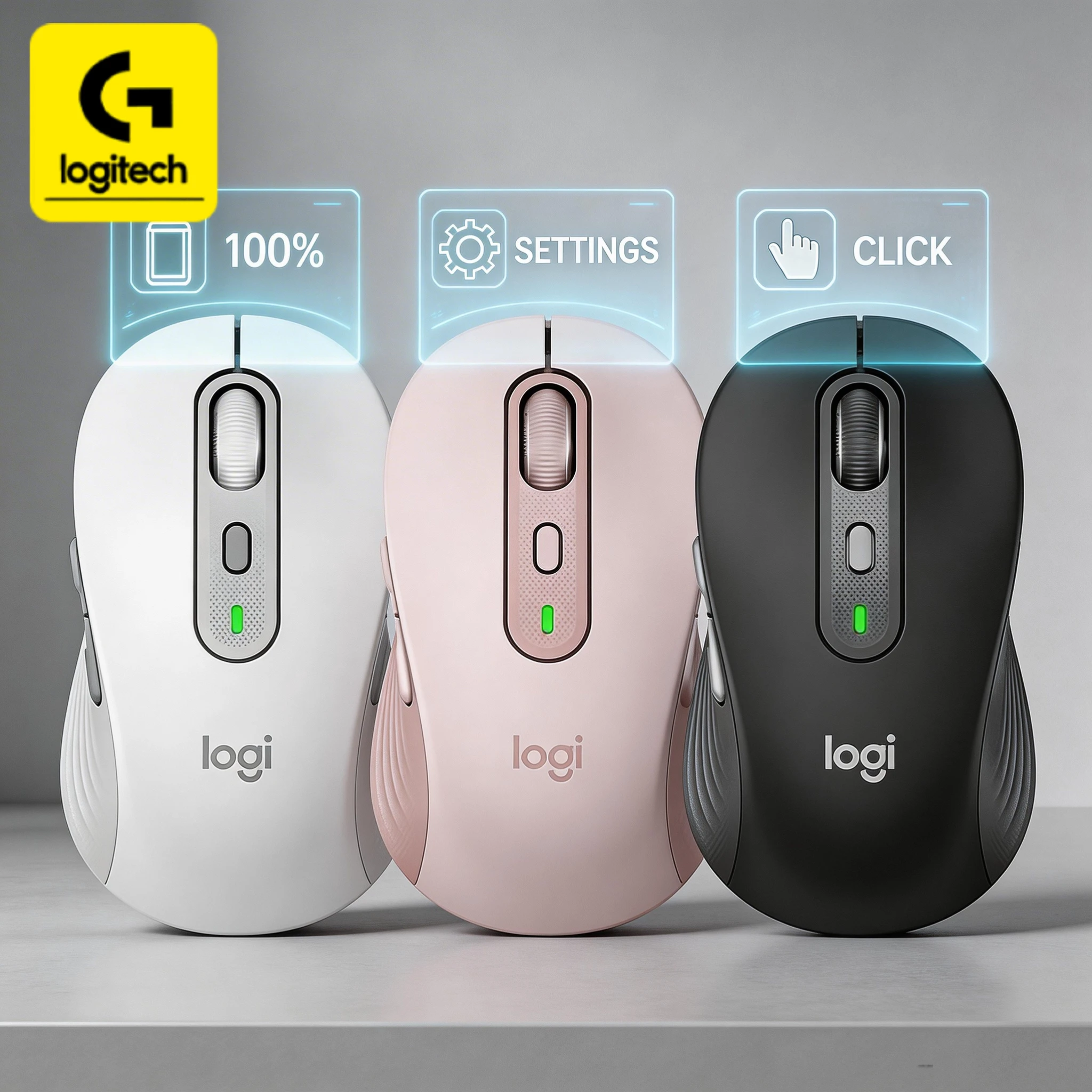 

Logitech M750/M650L gaming model: Specialized gaming sensors, ensuring stable performance even during intense operations.