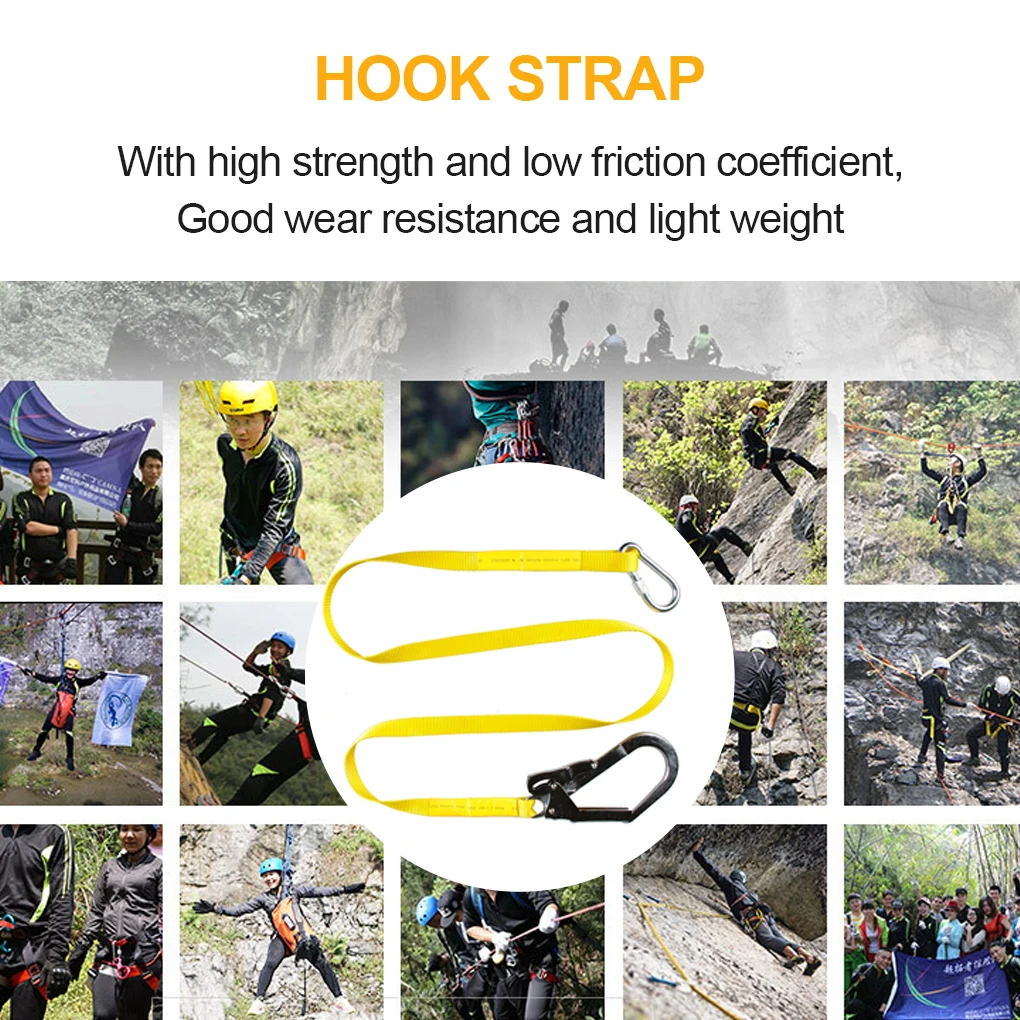 Safety Belts Harness Reliable Practical Safe Belts Protective Gear Climbing Equipment with Hook for Work at Heights Use