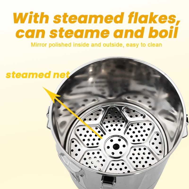 304 Stainless Steel Wine Making Boiler Home Kit with Thermometer A Distilling Kit Fermentation Bucket