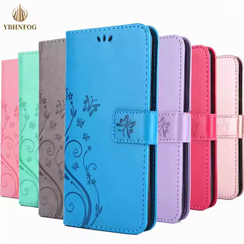 Flip Case For Samsung Galaxy S10E S20 FE S21 S22 Plus S23 S24 Ultra Luxury Leather Holder Slots Wallet Phone Bags Stand Cover