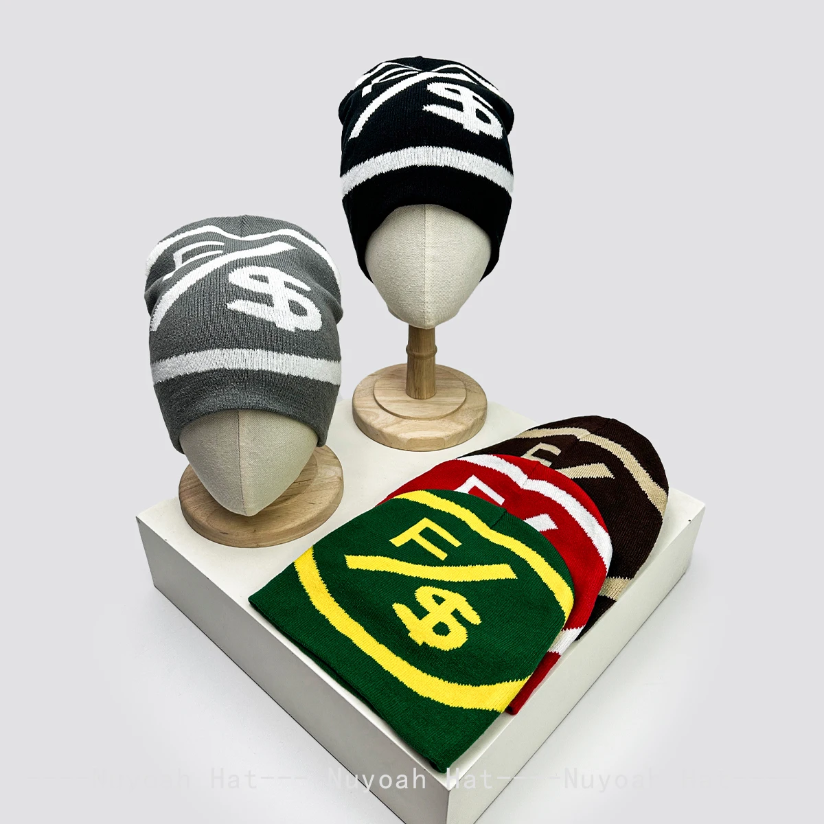 

New Men Women Simple Jacquard Letters Dollar Knitted Hats Warm Street Fashion Personal Beanies Hip-hop Versatile Rap Skateboard