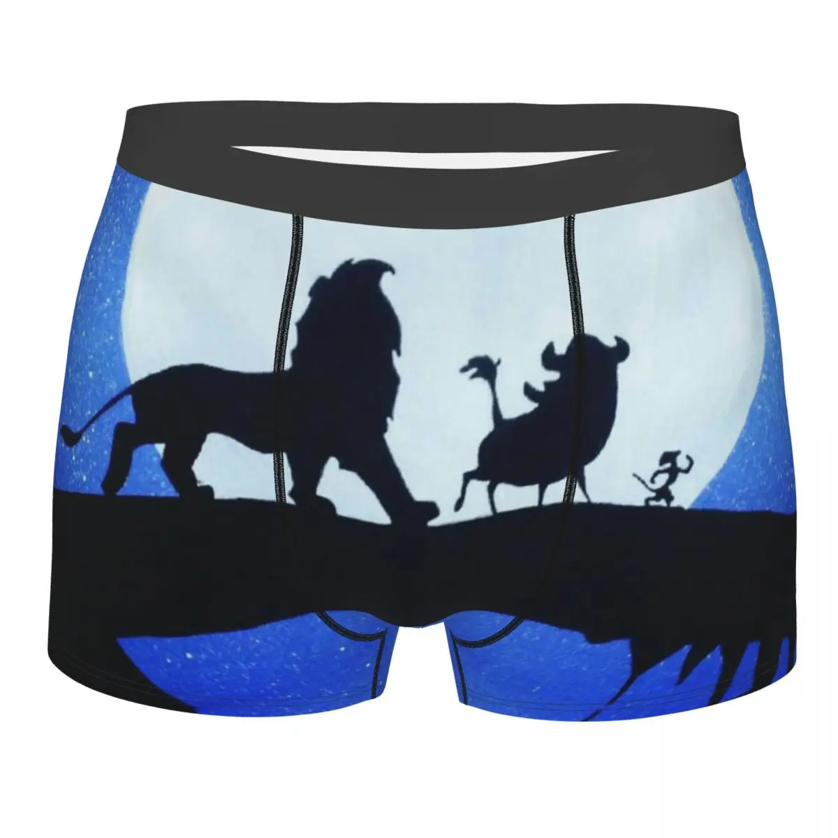 Customized King Lion Boxer Shorts For Men 3D Printed Simba Hakuna Matata Underwear Panties Briefs Breathable Underpants